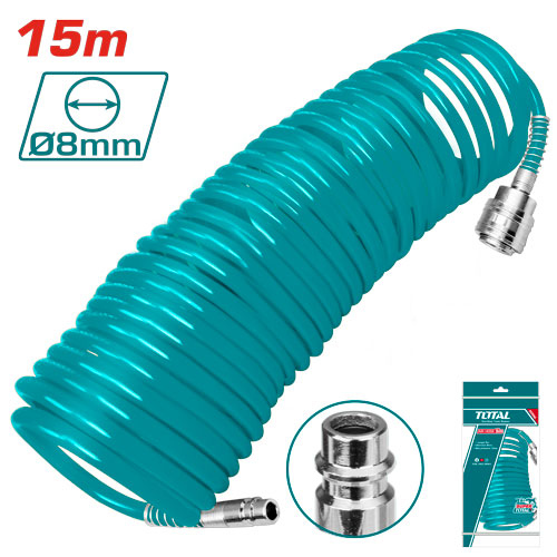 بربيش هواء حلزوني 15 متر TOTAL THT11151 AIR HOSE 15m