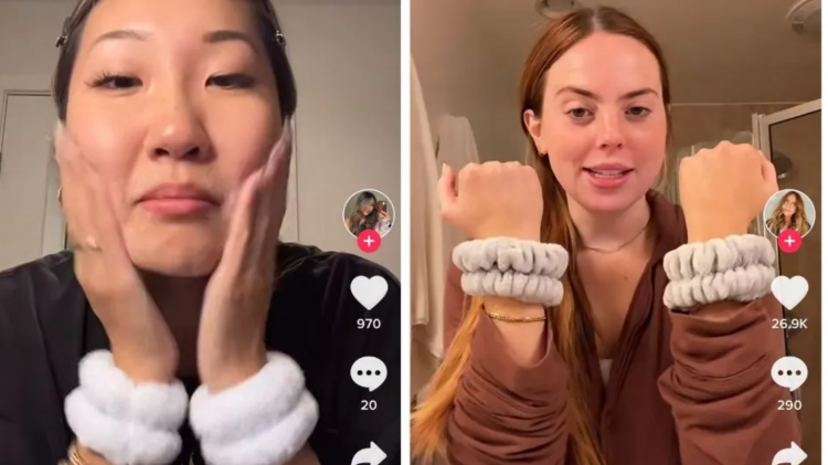 1 Pair Wrist Spa Washband Microfiber (Random Color)  (لون عشوائي)