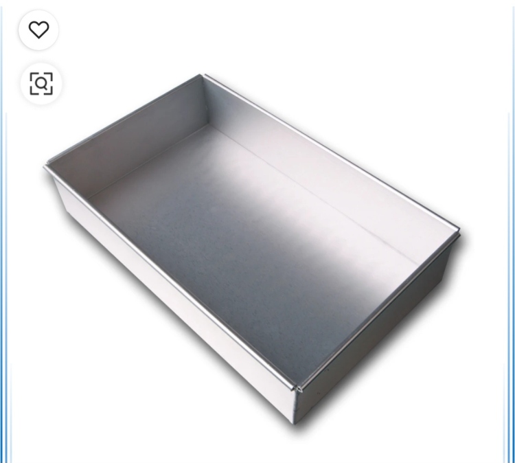 قالب كيك الامنيوم 34×24 ارتقاع 8 سم 