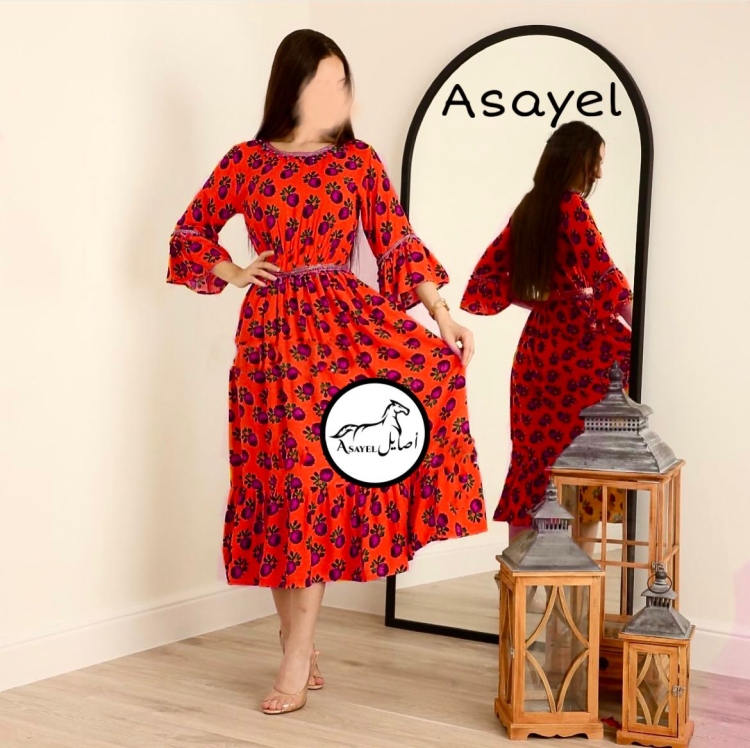 فستان شالكي 