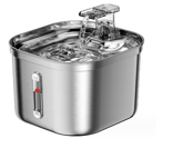 JPZ-1-16 نافورة مياه للحيوانات الأليفة من CALANDIS™ مع مضخة، هادئة، 3 مستويات لتدفق المياه قابلة للتعديل