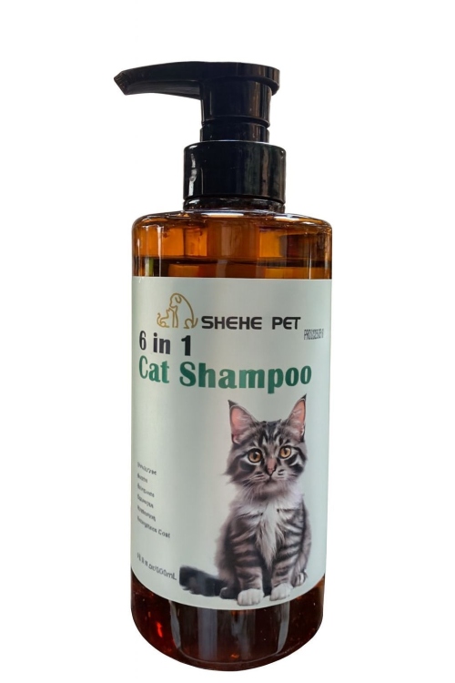 Shehe Pet 6 in 1 Cat Shampoo 