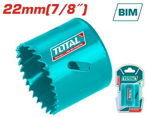 Total TAC410221 Bi-metal Hole saw 22mm هولسو حديد