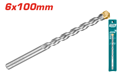 ريشه حجر 6 ملم TOTAL TAC210601 Masonry Drill Bit 6*100mm