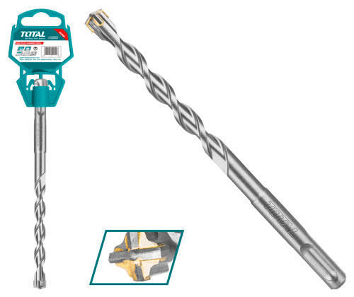 TOTAL TAC311003C PLUS Hammer Drill Bit 10*210MM ريش حجر 4 رؤوس
