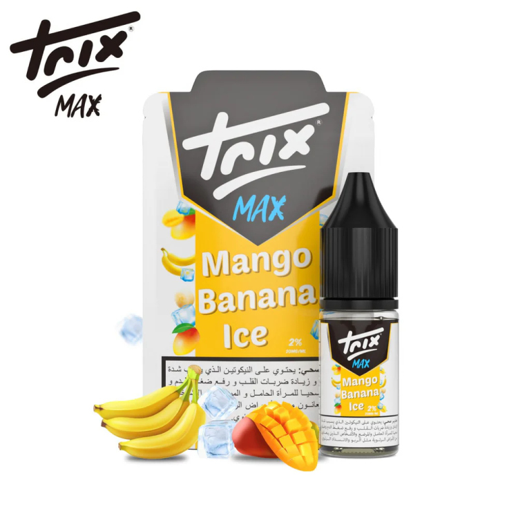 Trix Juice  - Mango Banana Ice - SaltNic -  Vape Juice - 10ml - 20mg Nicotine 