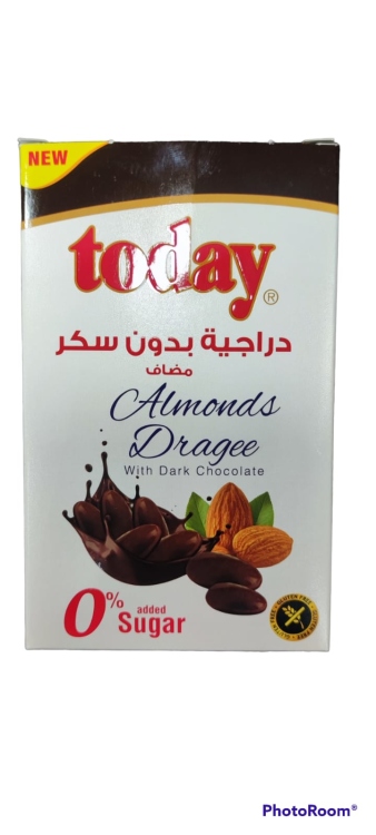 تودي دراجية بدون سكر داكنة باللوز