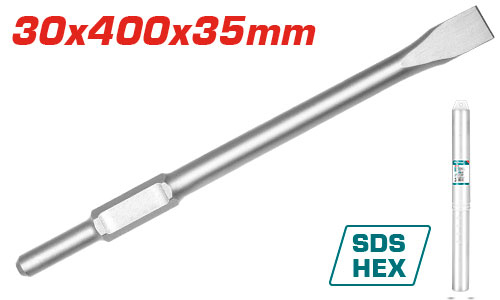 TOTAL TAC1532301 Hex chisel 30 X410X 35mm ازميل مبسط
