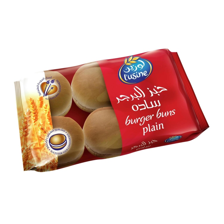 لوزين خبز البرجر سادة 6 قطع