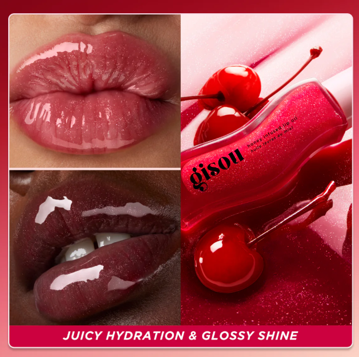 Gisou, Honey Infused Lip Oil - Cherry on the Cake