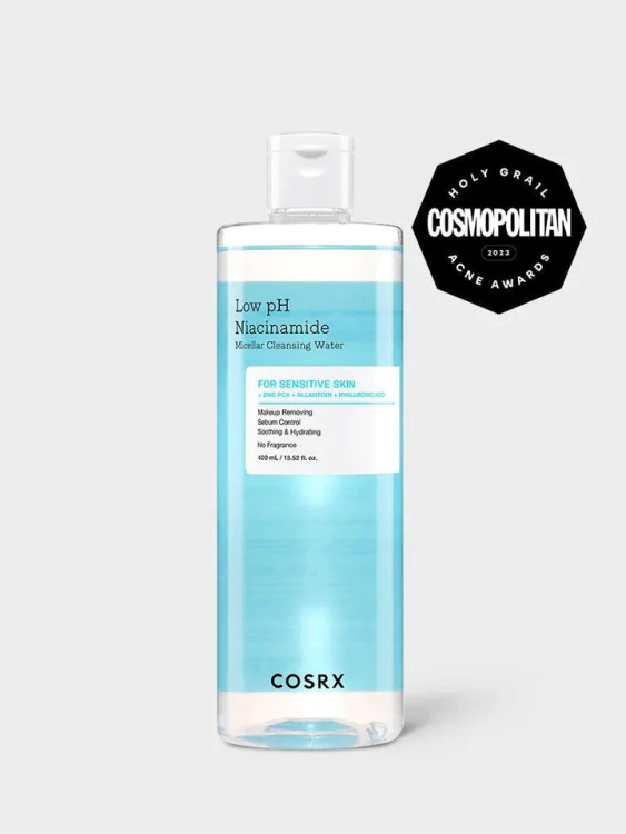 Cosrx, Low pH Niacinamide Micellar Cleansing Water
