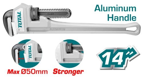 مفتاح مواسير يد المنيوم 14" TOTAL THTAL17146