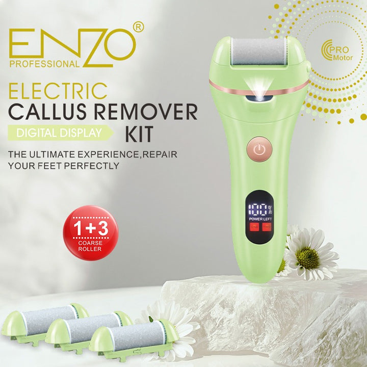 حفافة القدمين ENZO ELECTRIC CALLUS REMOVER KIT