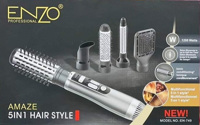 فرشاة  اينزو ENZO AMAZA 5 IN 1 HAIR STYLE 