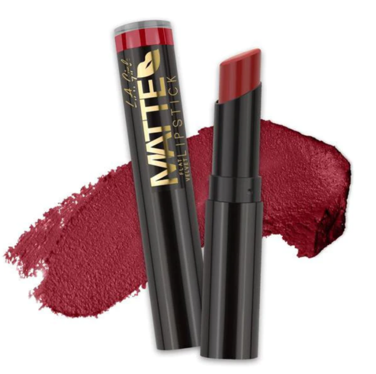 LA.Girl, Matte Flat Velvet Lipstick, Bite Me
