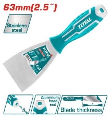 Total THT683606 Putty trowel مشحاف 2.5 انش راس المنيوم ضرب