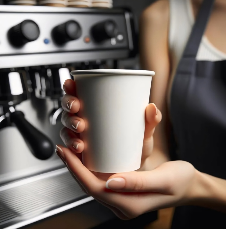 كاسات 9 اونص ابيض أمريكي 50 قطعه