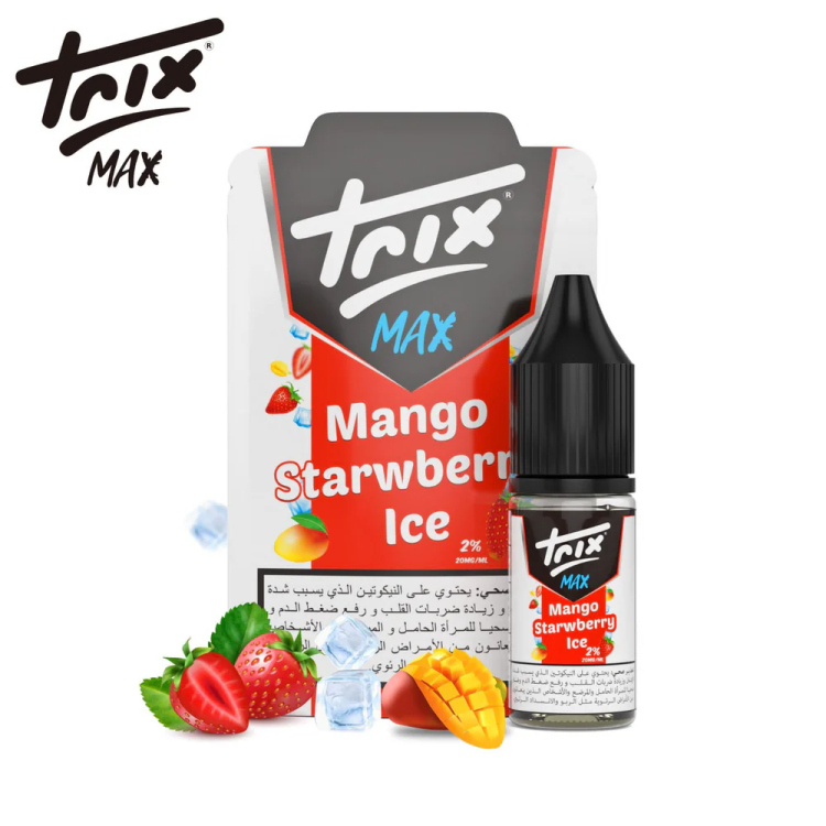Trix Juice  - Mango Strawberry Ice - SaltNic -  Vape Juice - 10ml - 20mg Nicotine 