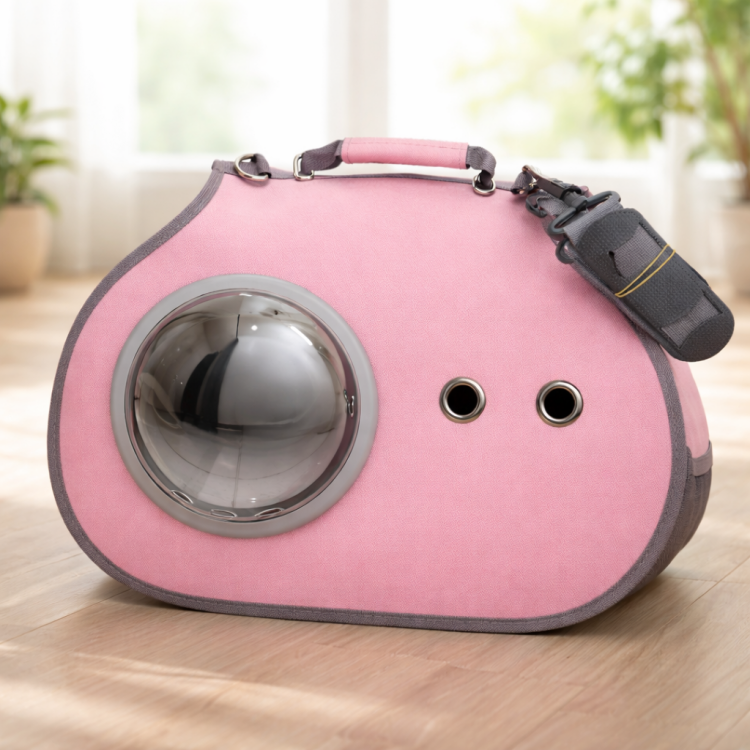 حقيبة تنقل القطط على الكتف فاخره مقاس متوسط 