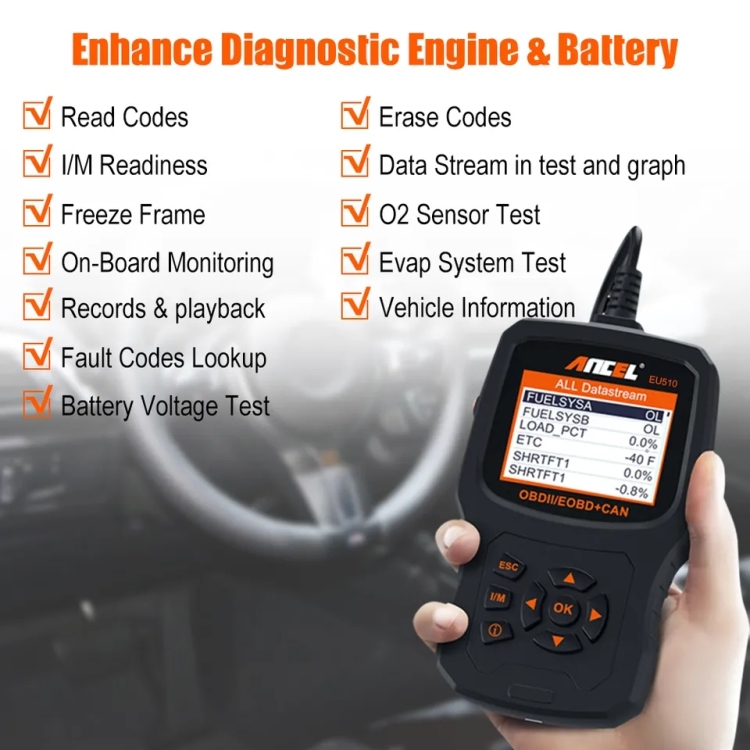 جهاز فحص السيارات ANCEL -AD530