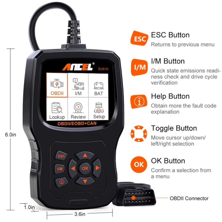 جهاز فحص السيارات ANCEL -AD530