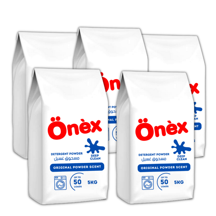 مسحوق غسيل الملابس اونيكس 5ك | 5 اكياس