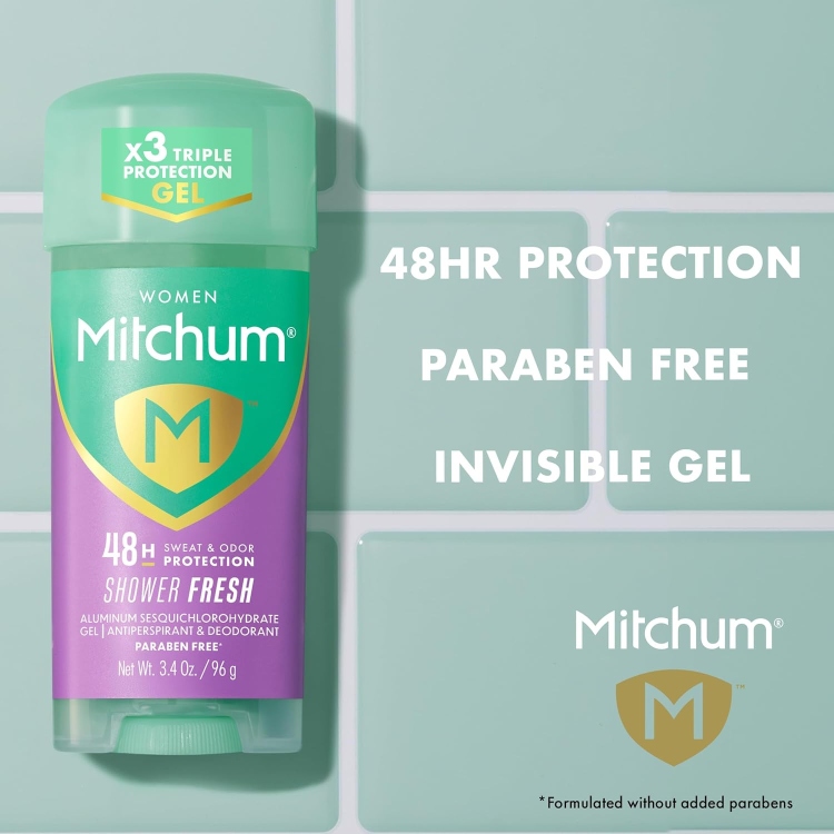 Mitchum, Women Gel stick Antiperspirant Deodorant shower fresh