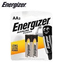 إنيرجايزر بطاريات قوة الكالين AA2 بطاريتين