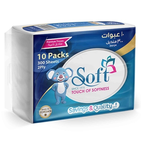 محارم سوفت 300منديل/10