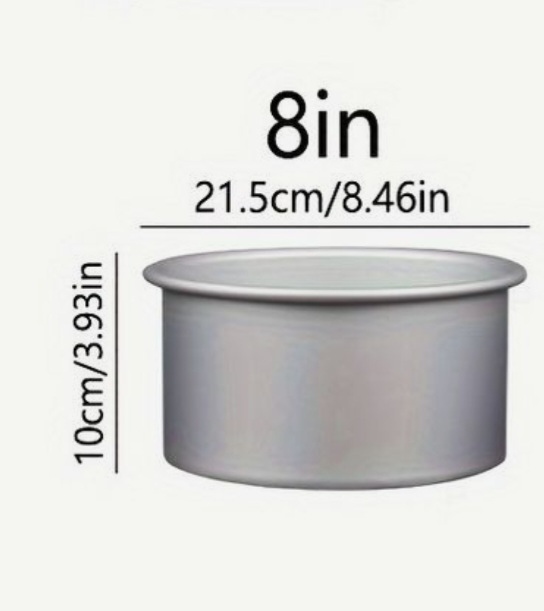 قالب الامنيوم 8 انش ارتفاع 10 سم 