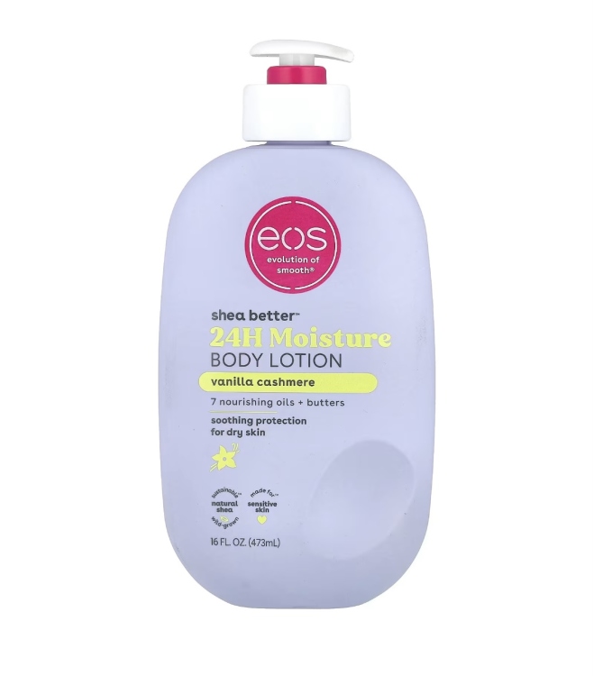 Eos Shea Butter 24H Moisture vanilla Body Lotion