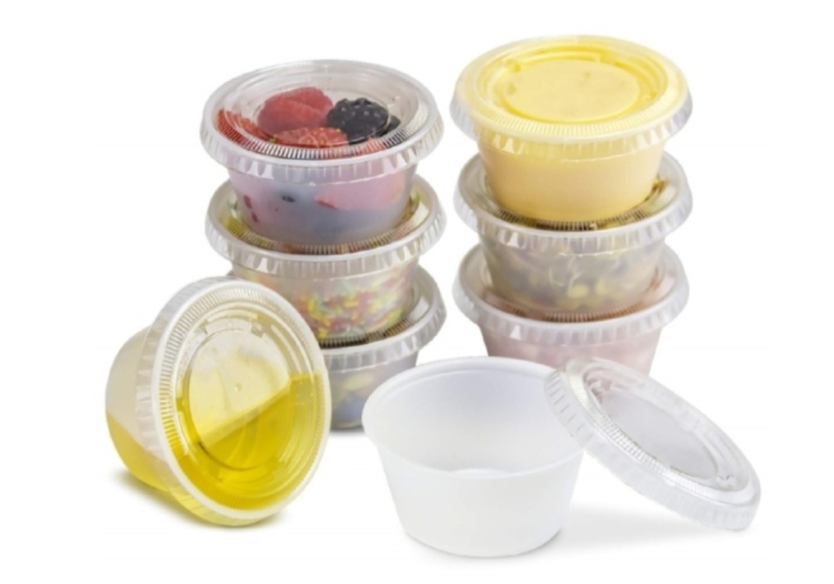 علب صوص 50 مل شفاف عدد 100