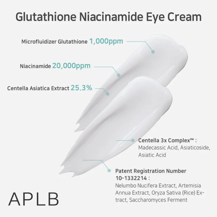 APLB, Glutathione Niacinamide Eye Cream
