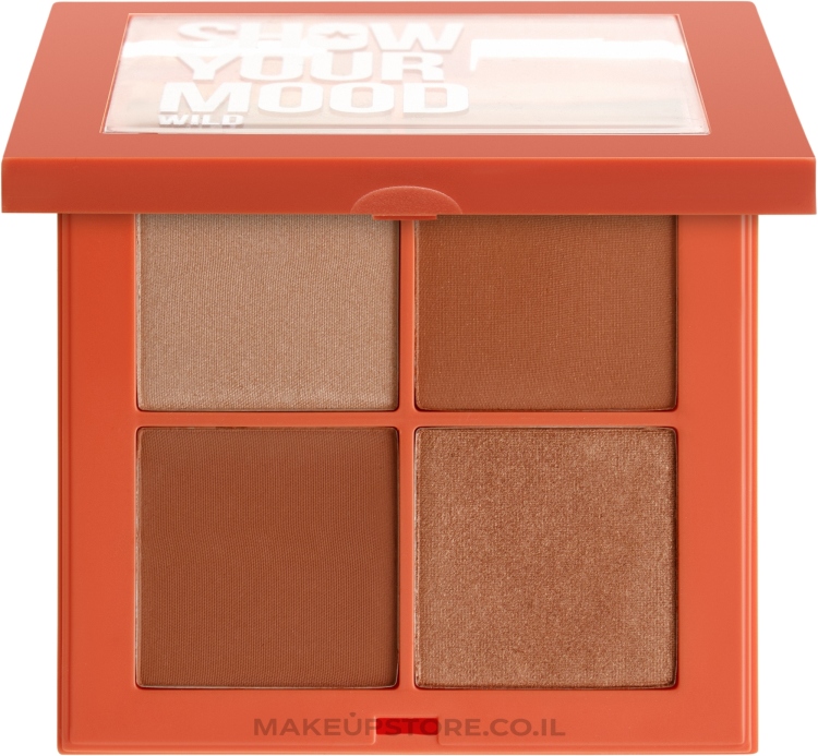 Pastel, Show Your Mood Blush Palette باستيل، بلشر بودرة بأربع ألوان 