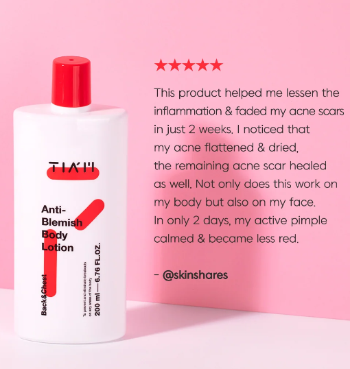 TIA'M, Anti Blemish Body Lotion Back & Chest