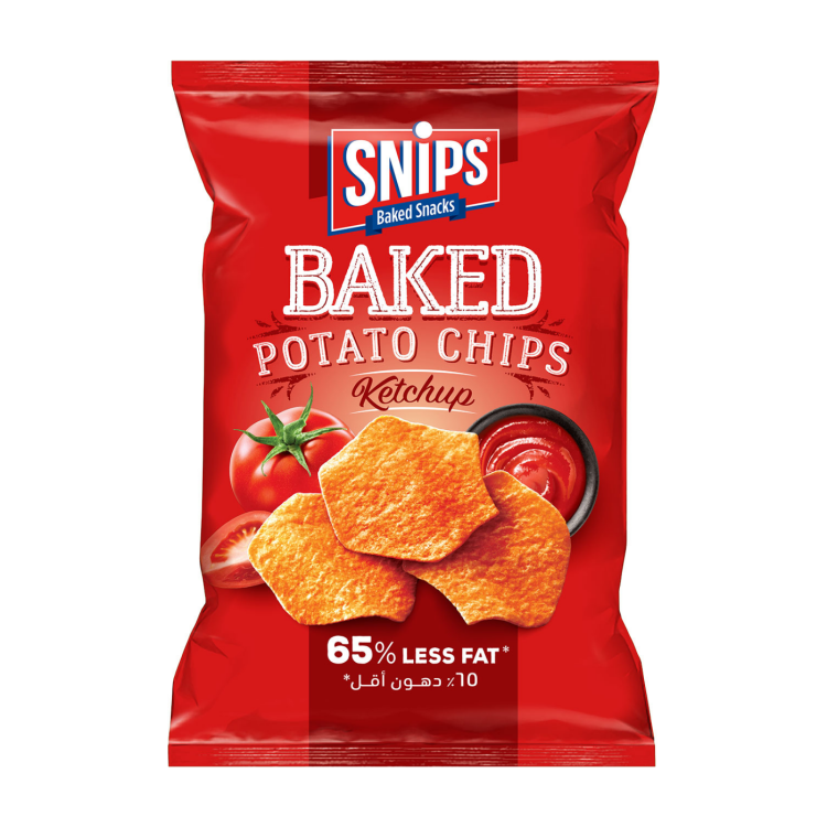 سنيبس شيبس البطاطا المخبوزة كاتشاب 120غم
