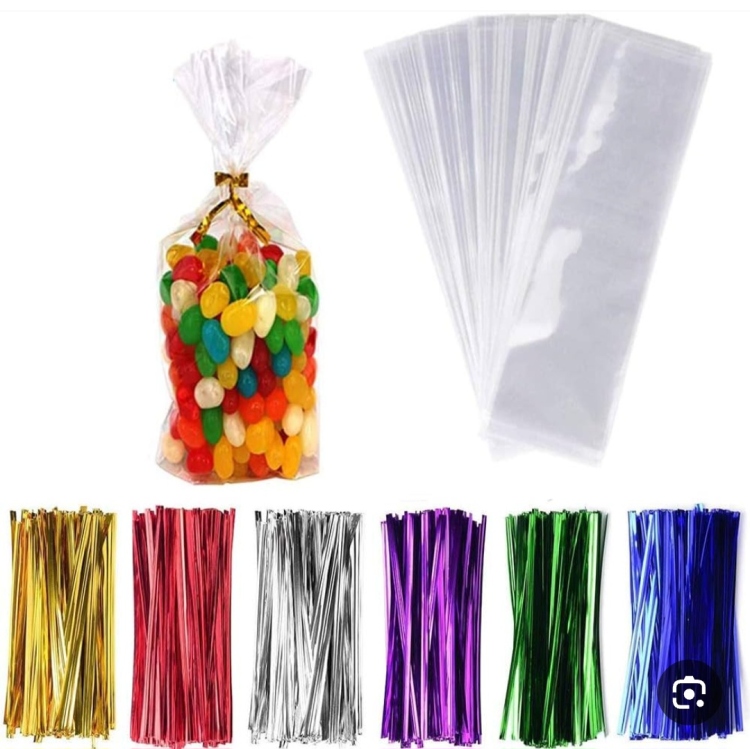 اكياس ربط مع سلك 15×5سم عدد 100