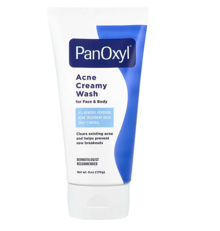 PanOxyl, Acne Creamy Wash Benzoyl Peroxide 4% Daily Control