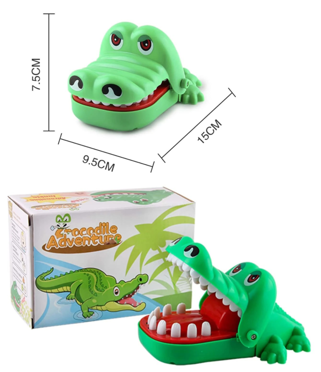 لعبة أسنان التمساح