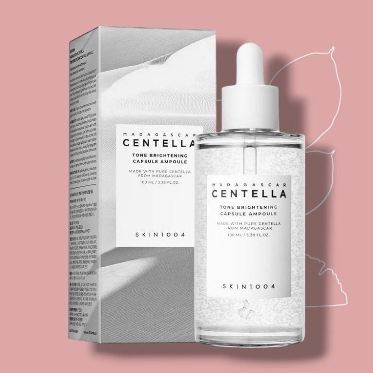 skin1004 madagascar centella tone brightening capsule ampoule serum سيروم لتفتيح وترطيب وتبيض البشرة 
