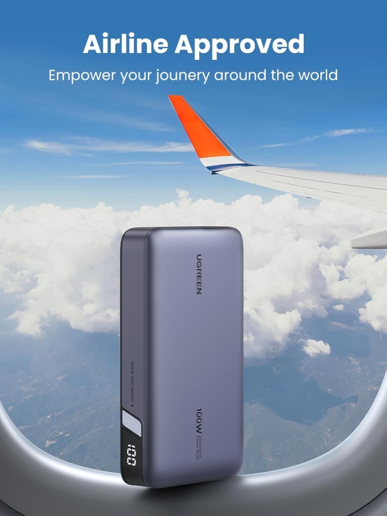 UGREEN 25188-PB720  POWER BANK 20000MAH PD 100W