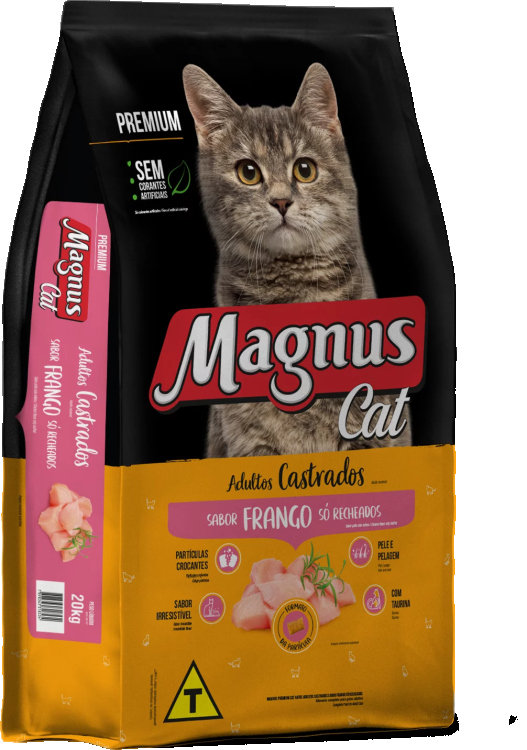 ماجنوس محشي دجاج للقطط المعقمة 