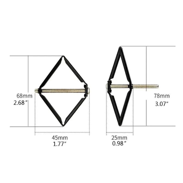طقم إصلاح علب الكهرباء معدني 4قطع