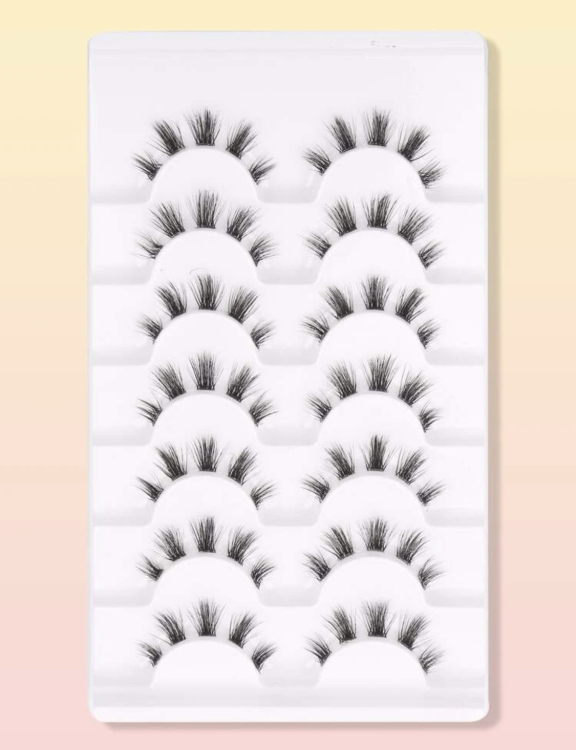7 pairs of False Eyelashes رموش صناعية  7 أزواج
