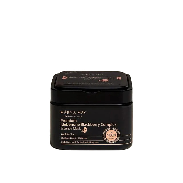 Mary&May, Premium Idebenon Blackberry Complex Essence Mask