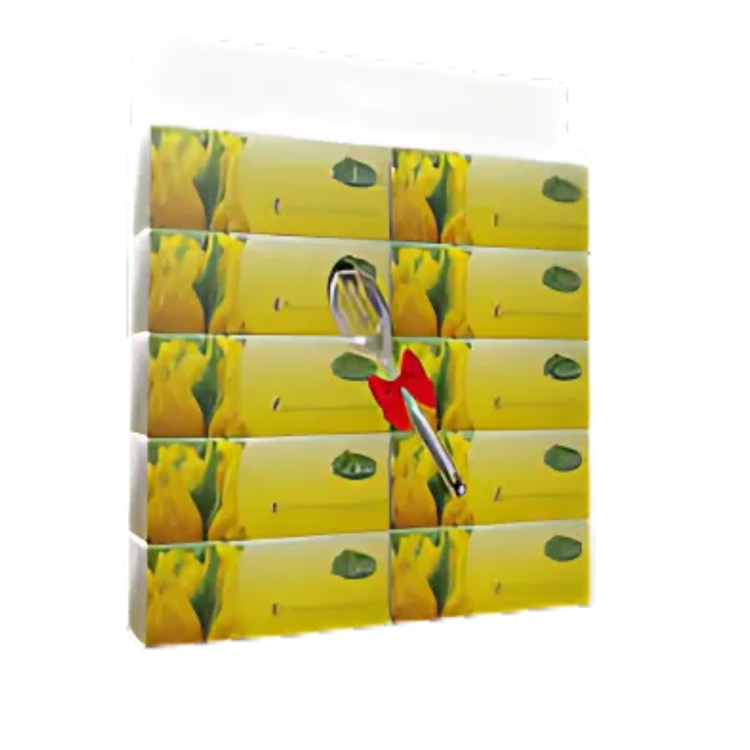 محارم القطة اصفر 140منديل*10