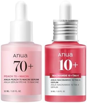 Anua - Brightening Boost Serum Duo Set ( FULL SIZE)/ بكج من قطعتان 