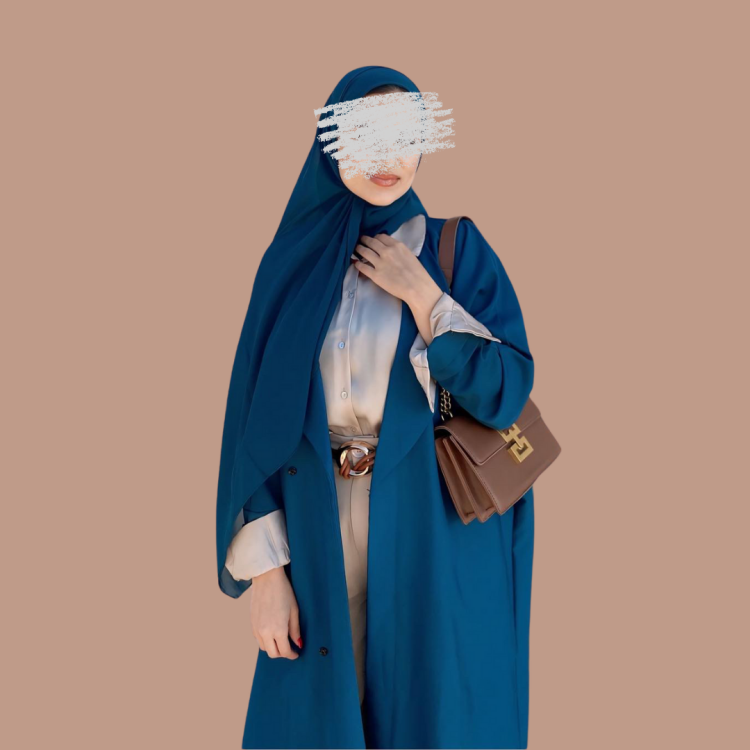 عباية ملونة عصرية 