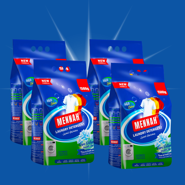 مينه مسحوق غسيل الملابس 1.5كيلو×4