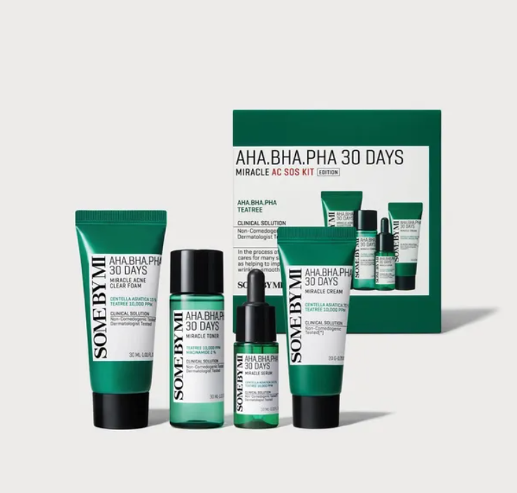 SOME BY MI, AHA, BHA, PHA 30 Days Miracle AC SOS Kit